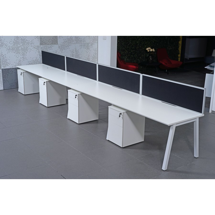 Alpha A-Frame Single Bench Desk